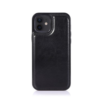 Back Flip Leather Wallet Cover Case for iPhone 12 mini (5.4'')