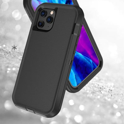 Shockproof Robot Armor Hard Plastic Case with Belt Clip for iPhone 12 Pro Max (6.7'')