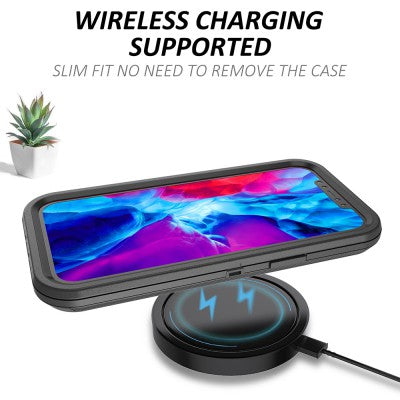 Shockproof Robot Armor Hard Plastic Case with Belt Clip for iPhone 12 Pro Max (6.7'')