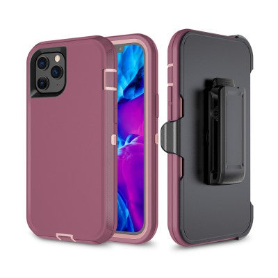 Shockproof Robot Armor Hard Plastic Case with Belt Clip for iPhone 12 Pro Max (6.7'')