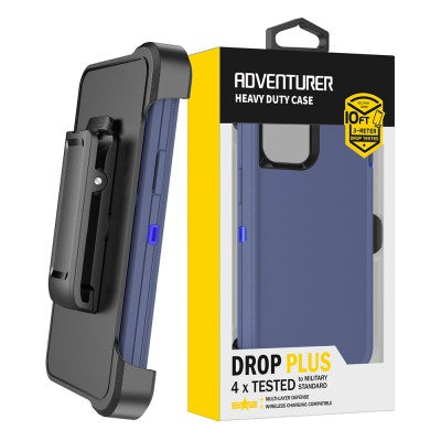 Shockproof Robot Armor Hard Plastic Case with Belt Clip for iPhone 12 Pro Max (6.7'')