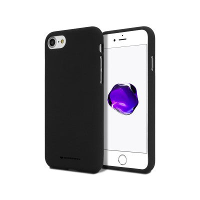 Mercury Soft Feeling Jelly Cover Case for iPhone 8