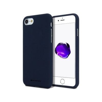 Mercury Soft Feeling Jelly Cover Case for iPhone 8