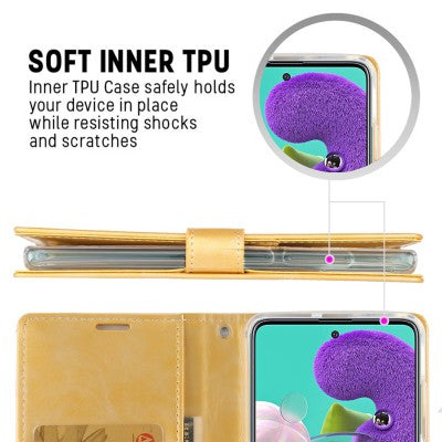 Mercury Blue Moon Diary Cover Case for Samsung Galaxy S21 Plus