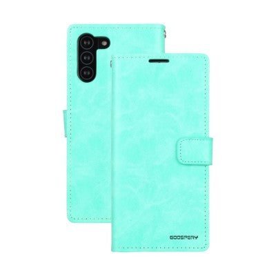 Mercury Blue Moon Diary Cover Case for Samsung Galaxy S21 Plus