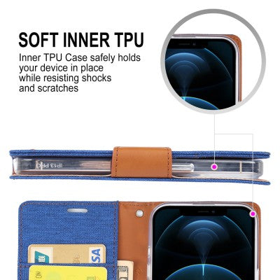 Mercury Canvas Diary Case for iPhone 14 Pro