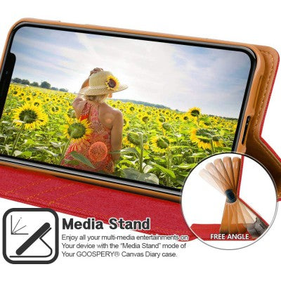 Mercury Canvas Diary Case for iPhone XS Max