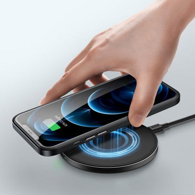 Baseus Fauxther Series Magnetic Phone Case for iPhone 15 Pro Max-Cluster Black