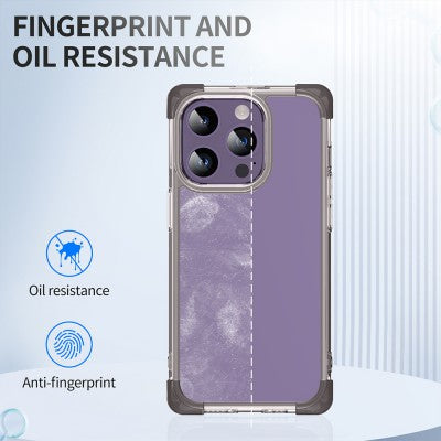 Anti-Shock Space Protective Clear Cover Case for iPhone 15 Pro