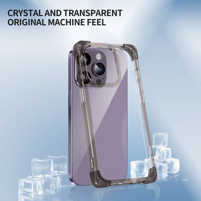 Anti-Shock Space Protective Clear Cover Case for iPhone 15 Pro