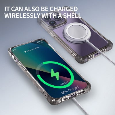 Anti-Shock Space Protective Clear Cover Case for iPhone 15 Pro