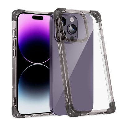 Anti-Shock Space Protective Clear Cover Case for iPhone 15 Pro