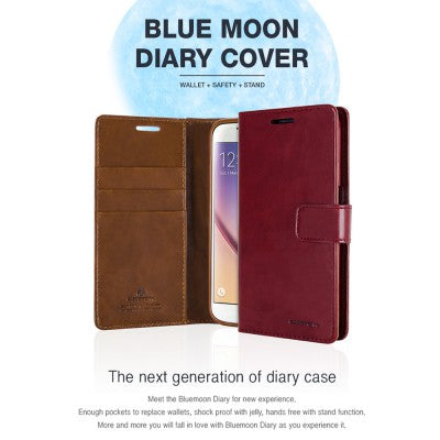 Mercury Blue Moon Diary Cover for iPhone 8 / SE (2020) / SE (2022)