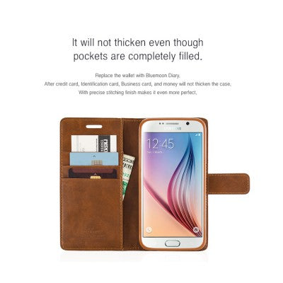 Mercury Blue Moon Diary Cover for iPhone 8 / SE (2020) / SE (2022)