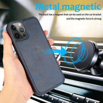 Magnetic Split PU Leather Flip Wallet Cover Case for iPhone 12 Pro Max
