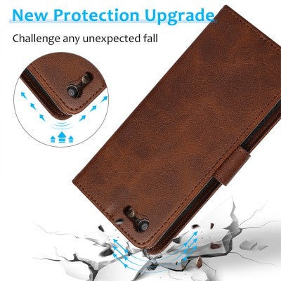 Magnetic Split PU Leather Flip Wallet Cover Case for iPhone 8
