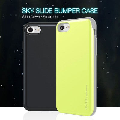 Mercury Sky Slide Bumper Cover Case for iPhone 8