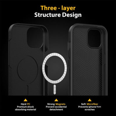 Redefine Minimalist Shockproof 2 in 1 Magsafe Cover Case for iPhone 15