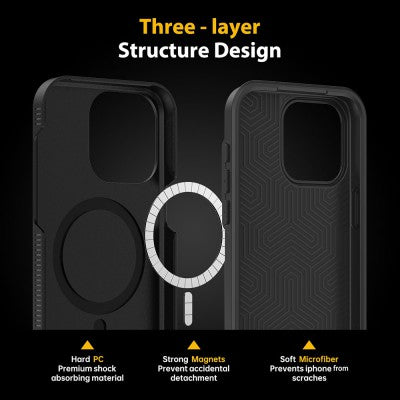 Redefine Minimalist Shockproof 2 in 1 Magsafe Cover Case for iPhone 15 Pro