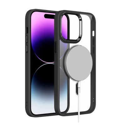 Redefine Metal Camera Lens Magnetic Transparent Magsafe Case for iPhone 14 Plus
