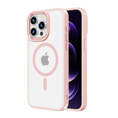 Redefine Metal Camera Lens Magnetic Transparent Magsafe Case for iPhone 12