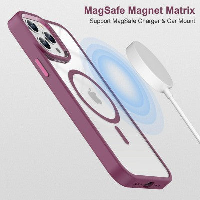Redefine Metal Camera Lens Magnetic Transparent Magsafe Case for iPhone 12 Pro