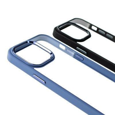 Metal Camera Lens Protection Clear PC Shockproof Case Cover for iPhone 13