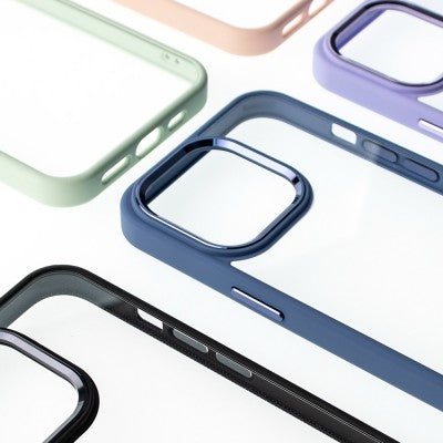 Metal Camera Lens Protection Clear PC Shockproof Case Cover for iPhone 13