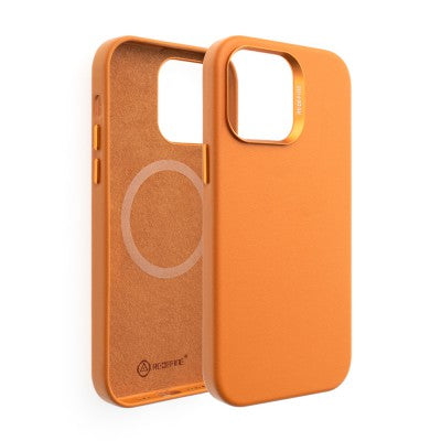 REDEFINE Metal Camera Lens PU Leather Case with Magnetic Ring for iPhone 12 Pro Max Magsafe