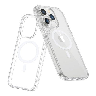 High Quality Acrylic + TPU Hybrid Transparent Magsafe Case for iPhone 15