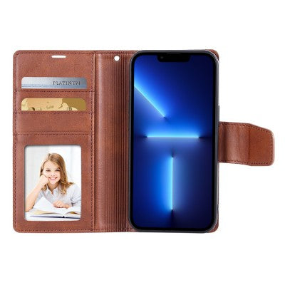 Hanman 2 in 1 Detachable Magnetic Flip Leather Wallet Cover Case for iPhone 12 Pro Max
