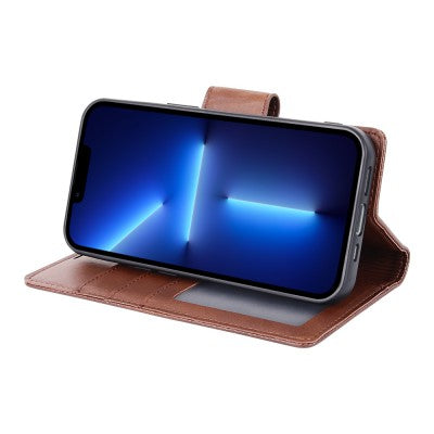 Hanman 2 in 1 Detachable Magnetic Flip Leather Wallet Cover Case for iPhone 12 Pro Max