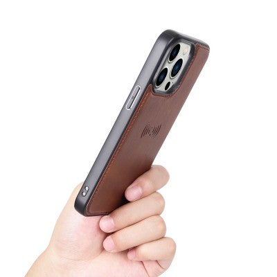 Hanman 2 in 1 Detachable Magnetic Flip Leather Wallet Cover Case for iPhone 12 Pro Max