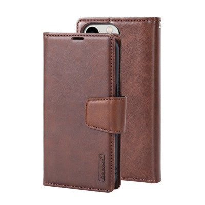 Hanman 2 in 1 Detachable Magnetic Flip Leather Wallet Cover Case for iPhone 12 Pro Max