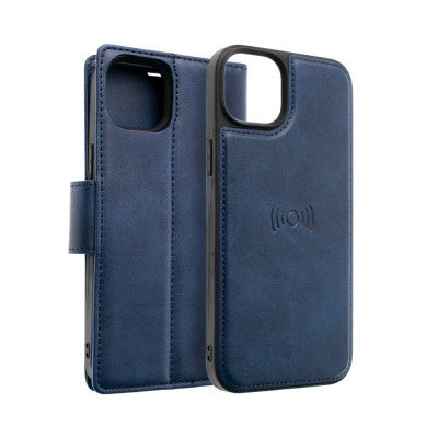 Hanman 2 in 1 Detachable Magnetic Flip Leather Wallet Cover Case for iPhone 14 Pro
