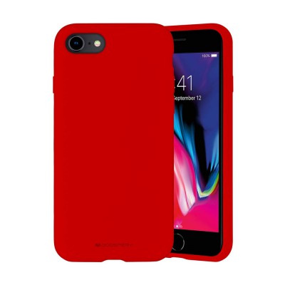 Mercury Silicone Cover Case for iPhone 8