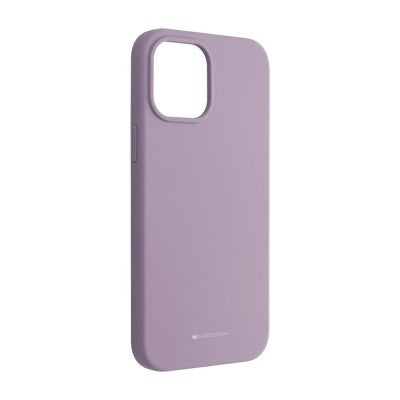 Mercury Silicone Purple Cover Case for iPhone 15 Pro