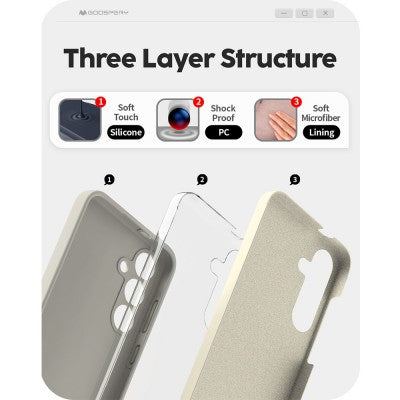 Mercury Silicone Cover Case for Samsung Galaxy S24 Plus