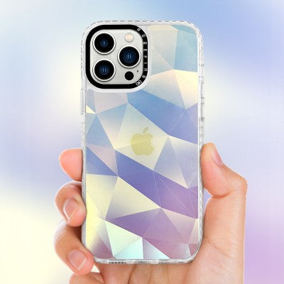 Picasus Laser Iridescent Transparent Cover Case for iPhone 14 Pro Max