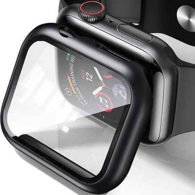 Re-Define Hard PC Case with Tempered Glass Screen Protector for Apple Watch Series 4 / 5 / 6 / SE 40mm
