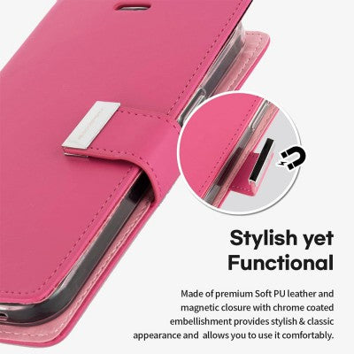 Mercury Rich Diary Case for iPhone 14 Pro Max