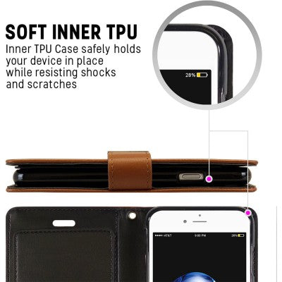 Mercury Rich Diary Case for iPhone 8