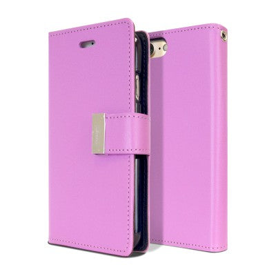 Mercury Rich Diary Case for iPhone 8