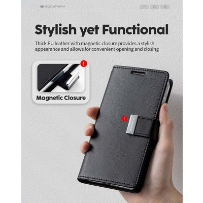Mercury Rich Diary Case for Samsung Galaxy S24 Plus