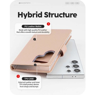 Mercury Rich Diary Case for Samsung Galaxy S24 Ultra