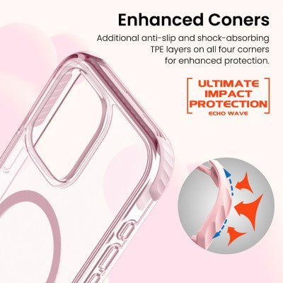 REDEFINE Echo Wave Ultimate Impact Protection Transparent Case for iPhone 16 Pro Max