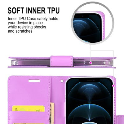 Mercury Sonata Diary Case for iPhone 12 Pro Max (6.7")