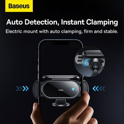 Baseus Steel Cannon Pro Solar Electric Car Mount-Black