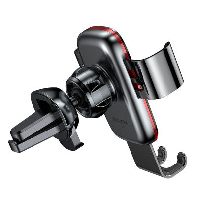 Baseus Metal Age Gravity Car Mount Phone Holder for Air Outlet-Grey
