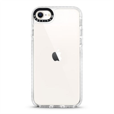 Transparent Candy Color Frame Shockproof Cover Case for iPhone 8 / SE (2020) / SE (2022)